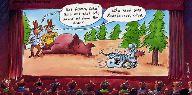 Robolassie cartoon