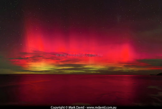 Aurora over the Southern Ocean