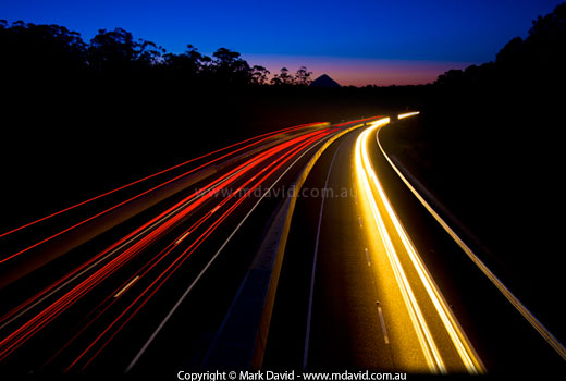 Bruce Highway at night