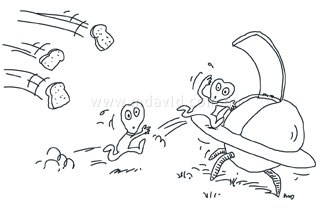 Aliens cartoon