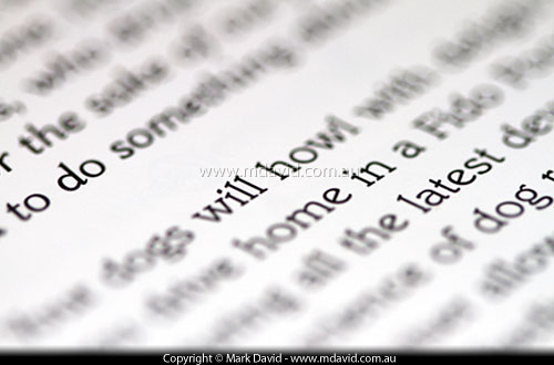 Depth of field